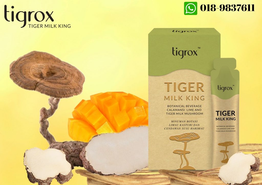 TIGROX TIGER MILK KING ORIGINAL WITH QR CODE, NEW STOCK FROM HQ - TEL 018-9837611